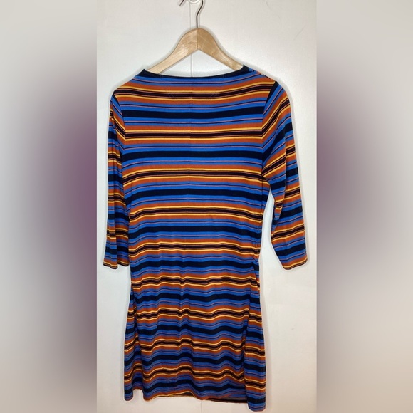 Patagonia medium striped cotton/tercel blend dress. Med. - Picture 5 of 8